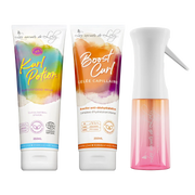 Starter Pack Cheveux Ondulés - Crème sans rinçage, gelée coiffante & vaporisateur